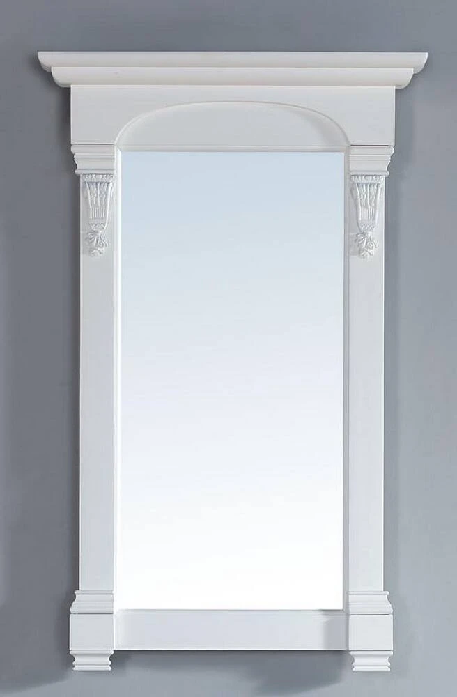 James Martin Vanities 26 in. Mirror in Bright White 2 James Martin Vanities 26 in. Mirror in Bright White - Image 2