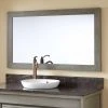 Signature Hardware Wulan 47-1/4 in. Rectangular Mirror in Grey Wash