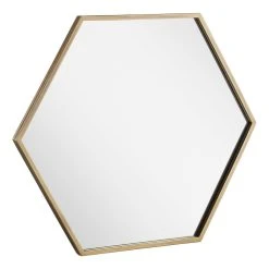 Signature Hardware Sauma 24 in. Hexagonal Vanity Mirror in Antique Brass 9 Signature Hardware Sauma 24 in. Hexagonal Vanity Mirror in Antique Brass -Lotus & Windoware, Inc. Shop Query 1022