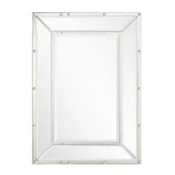 Signature Hardware Joanei 27-7/8 x 38-7/8 x 1-3/8 in. Rectangular Decorative Vanity Mirror in Nickel 8 Signature Hardware Joanei 27-7/8 x 38-7/8 x 1-3/8 in. Rectangular Decorative Vanity Mirror in Nickel -Lotus & Windoware, Inc. Shop Query 1041