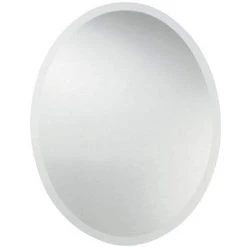 Uttermost Company 28 x 22 in. Beveled Oval Frameless Mirror