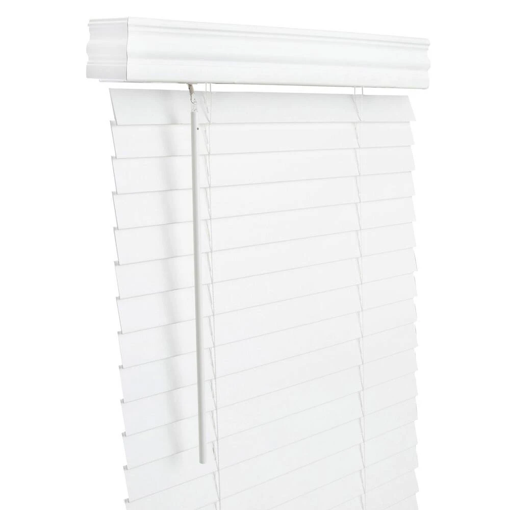 Lotus & Windoware, Inc. 42 x 48 in. PVC, Faux Wood and Painted Steel Cordless Blind in White 1 Lotus & Windoware, Inc. 42 x 48 in. PVC, Faux Wood and Painted Steel Cordless Blind in White