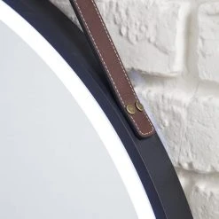 James Martin Vanities 27-5/8 in. Round LED Mirror in Matte Black 8 James Martin Vanities 27-5/8 in. Round LED Mirror in Matte Black -Lotus & Windoware, Inc. Shop Query 1071