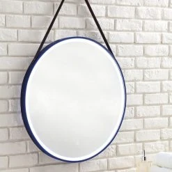 James Martin Vanities 27-5/8 in. Round LED Mirror in Matte Black 10 James Martin Vanities 27-5/8 in. Round LED Mirror in Matte Black -Lotus & Windoware, Inc. Shop Query 1073