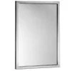 Bobrick 36 in. Frame Mirror in Bright Polished Stainless Steel