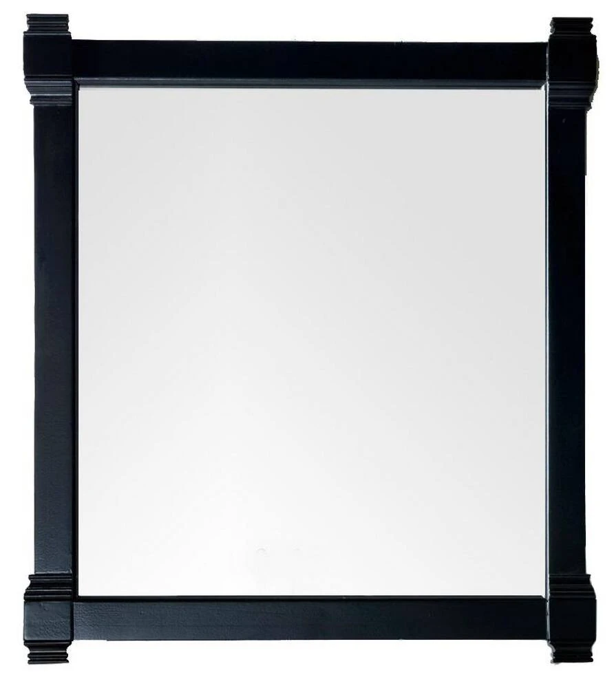 James Martin Vanities Brittany 35 in. Mirror, Black Onyx 1 James Martin Vanities Brittany 35 in. Mirror, Black Onyx