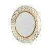 Capital Lighting 34 x 3 in. Round Mirror in Matte Gold