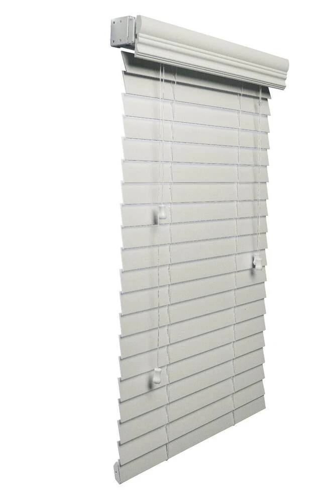 29 x 64 in. 2 in. Faux Wood Blind in White 1 29 x 64 in. 2 in. Faux Wood Blind in White