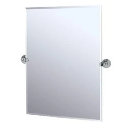 Gatco Charlotte 32 x 24 in. Frameless Rectangle Mirror in Polished Chrome