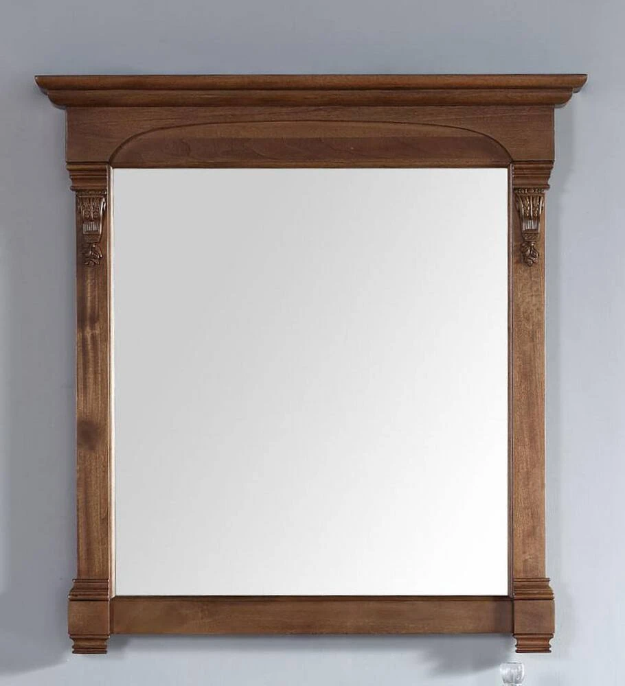 James Martin Vanities Brookfield 39.5 in. Mirror, Country Oak 1 James Martin Vanities Brookfield 39.5 in. Mirror, Country Oak