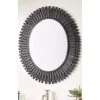 Signature Hardware Rubidoux 30 in. Iron Vanity Mirror in Black Powder Coat