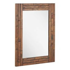Signature Hardware Ansel 24 in. Rectangular Vanity Mirror in Farmhouse Brown 5 Signature Hardware Ansel 24 in. Rectangular Vanity Mirror in Farmhouse Brown -Lotus & Windoware, Inc. Shop Query 1196