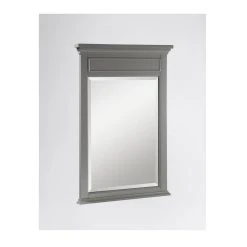 Fairmont Designs Smithfield 34 x 24 in. Framed Rectangle Mirror in Medium Grey