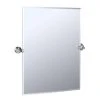 Gatco 31-1/2 x 23-1/2 in. Rectangular Wall Mirror in Polished Chrome