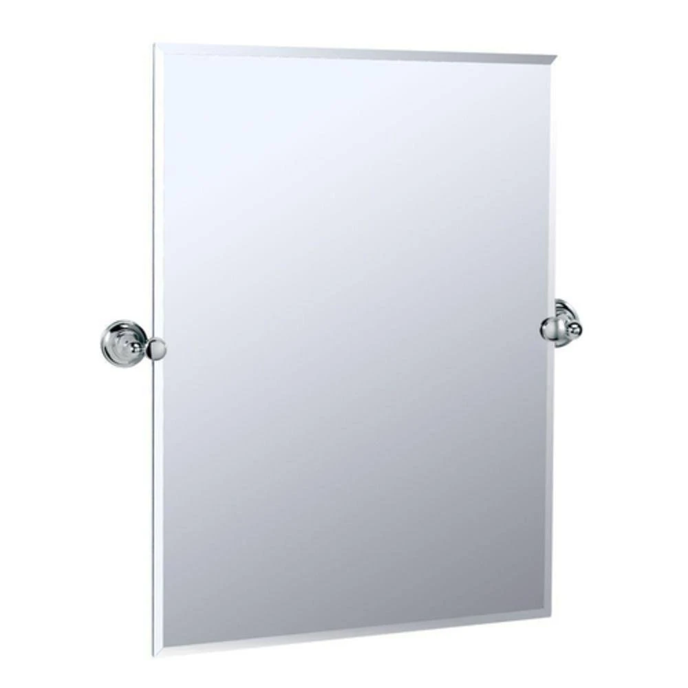 Gatco 31-1/2 x 23-1/2 in. Rectangular Wall Mirror in Polished Chrome 1 Gatco 31-1/2 x 23-1/2 in. Rectangular Wall Mirror in Polished Chrome