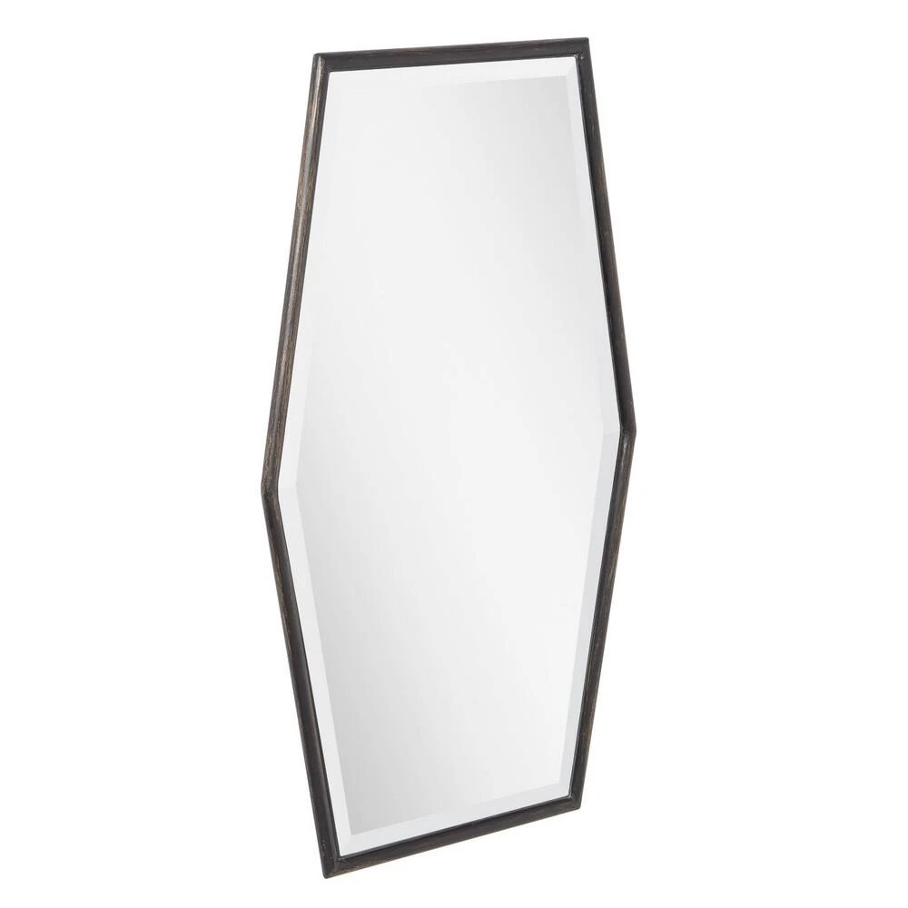 Signature Hardware Solandra 29-3/4 x 39-5/8 x 1 in. Rectangular Decorative Vanity Mirror in Nickel 3 Signature Hardware Solandra 29-3/4 x 39-5/8 x 1 in. Rectangular Decorative Vanity Mirror in Nickel - Image 3