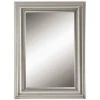 Uttermost Company Stuart 37 in. Beveled Mirror in Silver Leaf