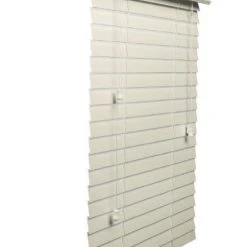 Lotus & Windoware, Inc. 58-1/2 x 72 in. 2 in. Faux Wood Blind in Alabaster