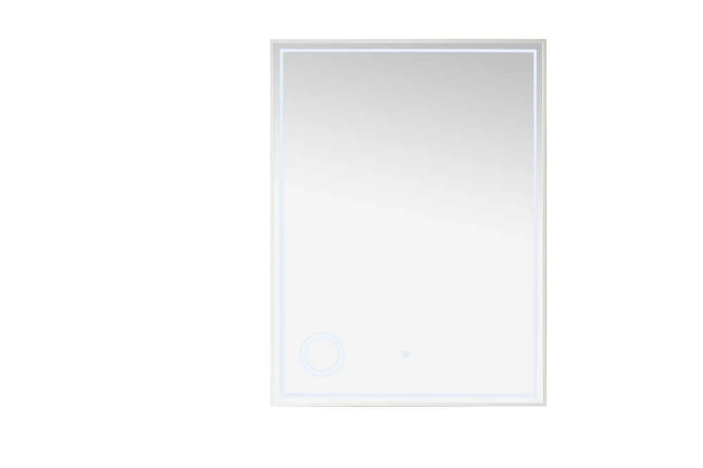 James Martin Vanities 29-1/2 in. Rectangular LED Mirror in Glossy White 1 James Martin Vanities 29-1/2 in. Rectangular LED Mirror in Glossy White