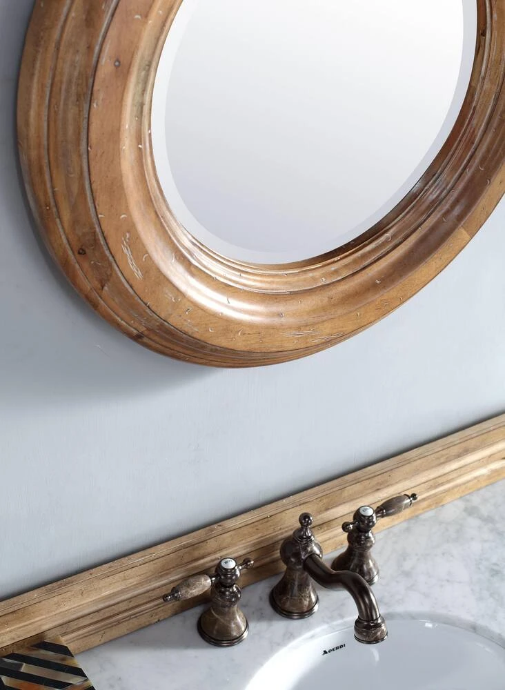 James Martin Vanities Malibu 26 in. Mirror, Honey Adler 2 James Martin Vanities Malibu 26 in. Mirror, Honey Adler - Image 2