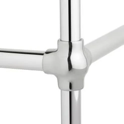 Signature Hardware Brass Console Sink Stand in Chrome