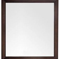 James Martin Vanities Bristol 44 in. Rectangular Mirror, Burnished Mahogany
