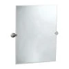 Gatco Marina 23-1/2 x 31-1/2 in. Wall Mount Rectangular Frameless Mirror in Satin Nickel