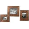 Uttermost Company Ambrosia 13 x 15 in. Photo Frame in Oxidized Copper Set of 3