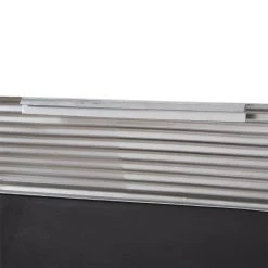 Signature Hardware Moorcroft 29-1/4 x 29-1/4 x 3-1/2 in. Square Decorative Vanity Mirror in Antique Silver Powder Coat -Lotus & Windoware, Inc. Shop Query 1389