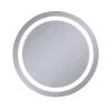 Robern Vitality 40 in. 4000K Anodized Aluminum Frameless Round Mirror with Light Inset