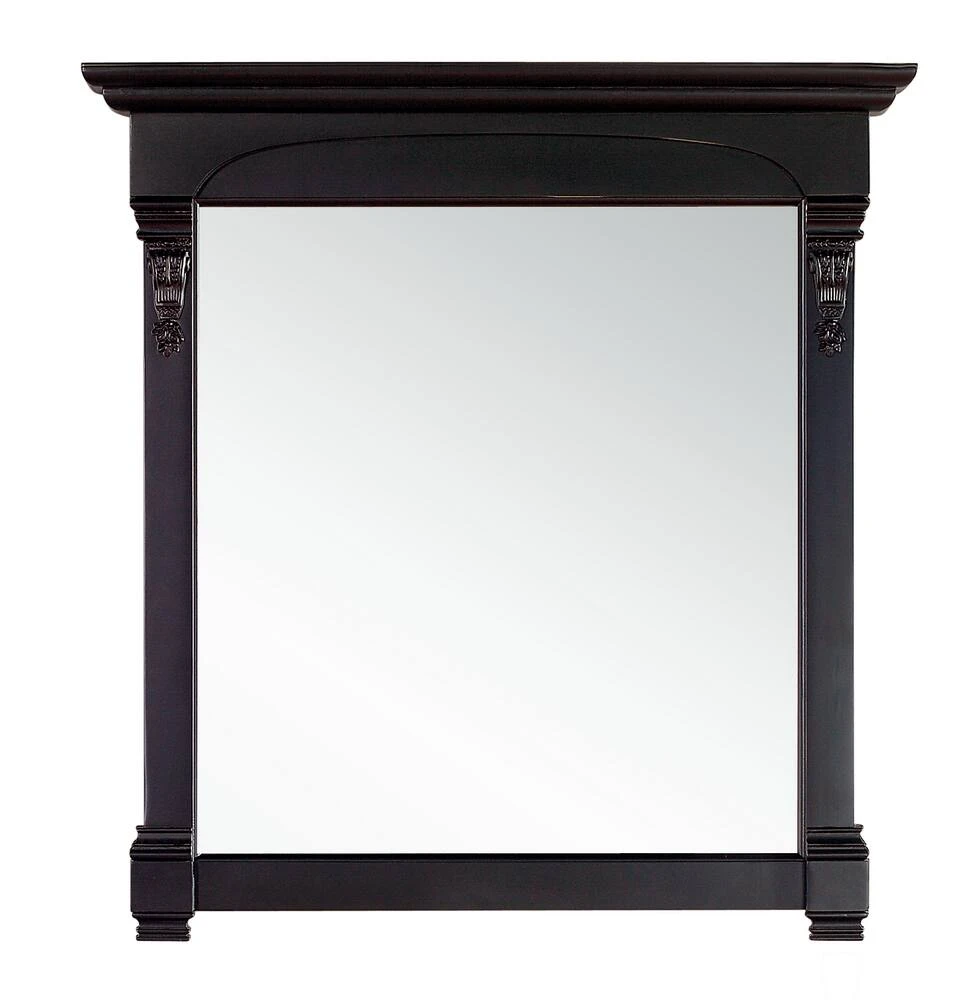 James Martin Vanities Brookfield 39.5 in. Mirror, Antique Black 2 James Martin Vanities Brookfield 39.5 in. Mirror, Antique Black - Image 2