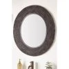 Signature Hardware Natoma 28 in. Iron Vanity Mirror in Brown Powder Coat/Gold