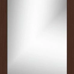 Strasser Woodenworks 32 x 24 in. Framed Wall Mirror in Chocolate Oak