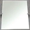 Gatco Rectangle Mirror in Satin Nickel