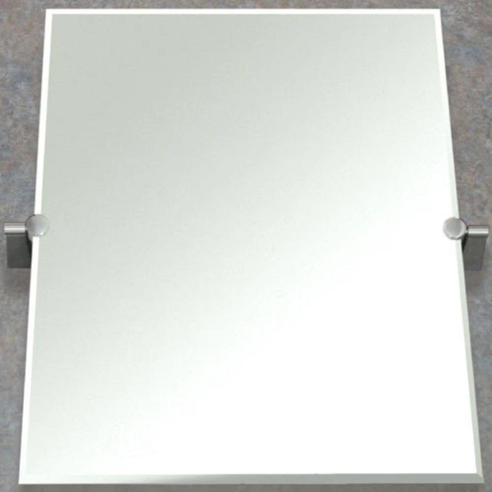 Gatco Rectangle Mirror in Satin Nickel 2 Gatco Rectangle Mirror in Satin Nickel - Image 2