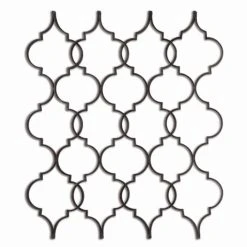 Uttermost Company Zakaria 57 x 54 in. Forged Metal Wall Art in Aged Black