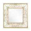Signature Hardware Emsdale 30 x 30 x 1/2 in. Square Decorative Vanity Mirror in Gold Leaf
