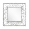 Signature Hardware Emsdale 30 x 30 x 1/2 in. Square Decorative Vanity Mirror in Silver Leaf