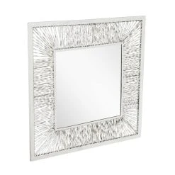 Signature Hardware Emsdale 30 x 30 x 1/2 in. Square Decorative Vanity Mirror in Silver Leaf 7 Signature Hardware Emsdale 30 x 30 x 1/2 in. Square Decorative Vanity Mirror in Silver Leaf -Lotus & Windoware, Inc. Shop Query 1501