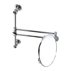 Ginger USA Columnar 14 in. Vanity Mirror in Polished Chrome