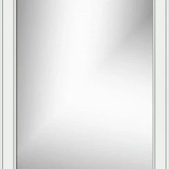 Strasser Woodenworks 32 x 24 in. Framed Wall Mirror in Powder Grey