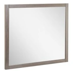 Signature Hardware Fallbrook 34 in. Rectangular Vanity Mirror in Ash Brown -Lotus & Windoware, Inc. Shop Query 1525