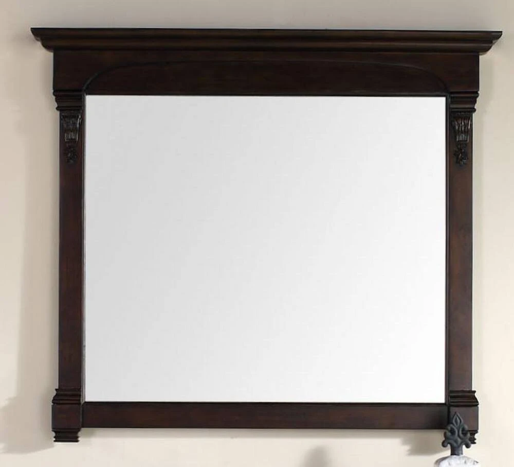 James Martin Vanities Brookfield 47.25 in. Mirror, Burnished Mahogany 1 James Martin Vanities Brookfield 47.25 in. Mirror, Burnished Mahogany