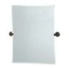 Gatco Tiara 23-1/2 x 31-1/2 in. Brass Wall Mount Rectangular Frameless Mirror in Oil Rubbed Bronze