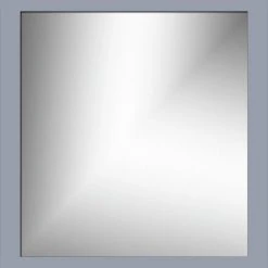 Strasser Woodenworks 32 x 30 in. Framed Wall Mirror in Satin Silver