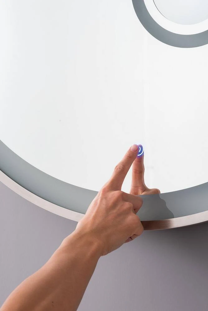 James Martin Vanities Radiance 36 in. Mirror, Brushed Nickel 3 James Martin Vanities Radiance 36 in. Mirror, Brushed Nickel - Image 3