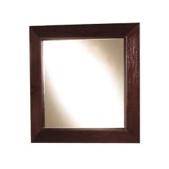 Magickwoods Sonata 30 x 24 in. Square Mirrors in Mahogany