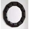 Signature Hardware Soldela 30-1/4 in. Iron Vanity Mirror in Black Powder Coat/Gold