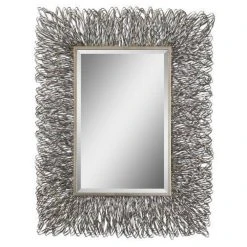 Uttermost Company Corbis Beveled Mirror in Silver Tones