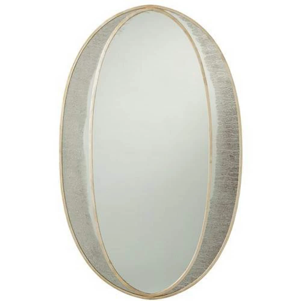 Arteriors Home Nadine 52 x 32 in. Frame Oval Mirror in Champagne 1 Arteriors Home Nadine 52 x 32 in. Frame Oval Mirror in Champagne